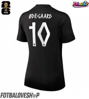 Norsko Martin Odegaard #10 Dámské Venkovní Dres MS 2026 Krátký Rukáv